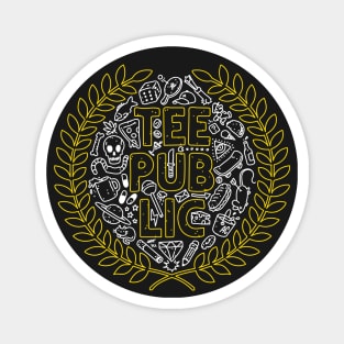 The Official TeePublic Logo Magnet